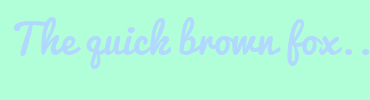 Image with Font Color B1D8FF and Background Color B1FFD8